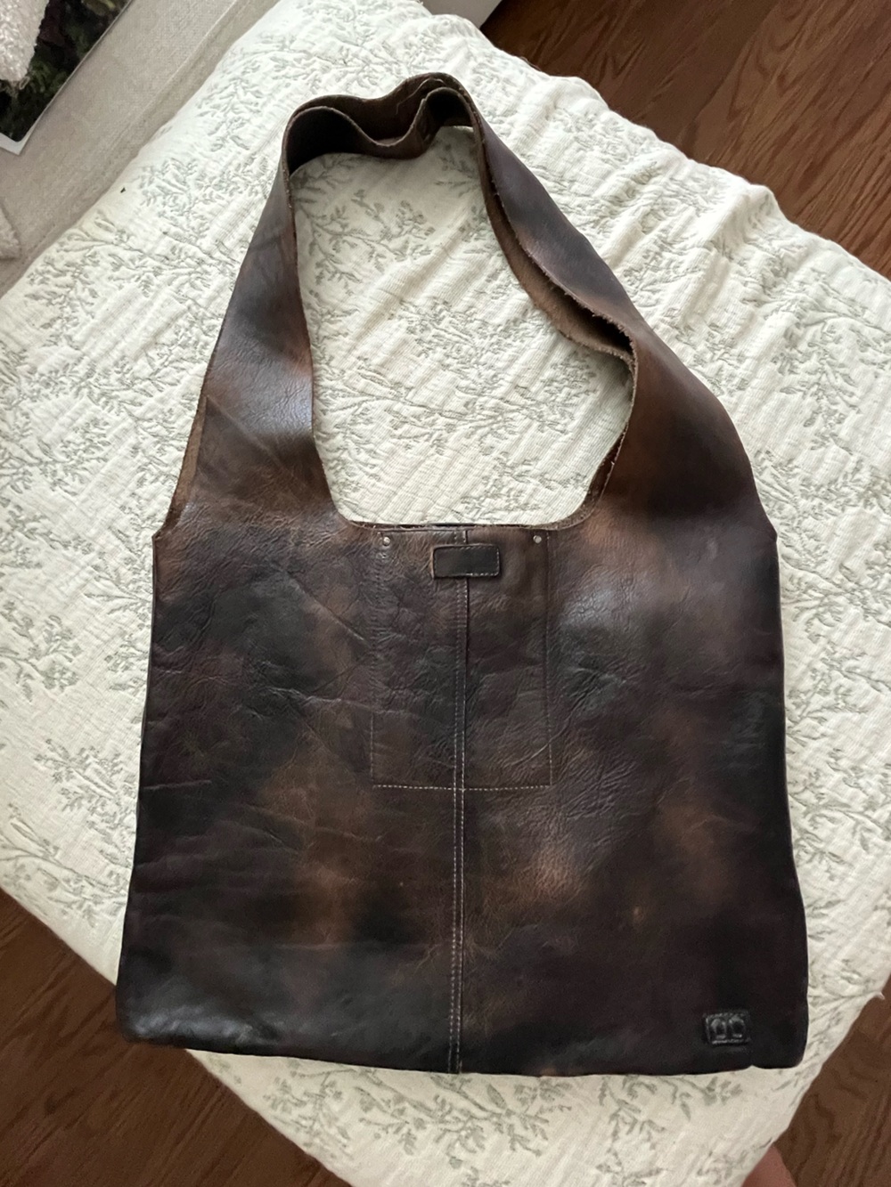 Bed|Stu Ariel II Brown Women’s full grain leather tote bag